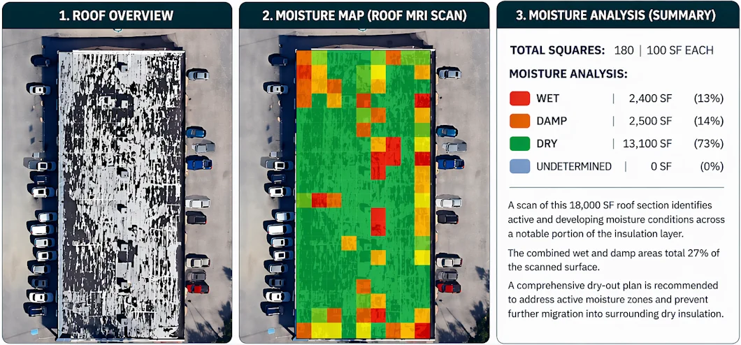 Roof MRI report overview